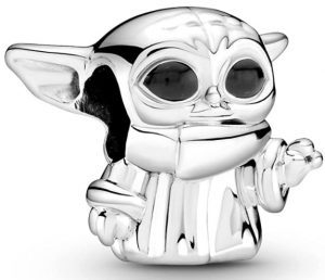 Charm de Baby Yoda de Pandora de Star Wars de The Mandalorian - Los mejores charms de Star Wars de Pandora - Figuras de Pandora de Star Wars
