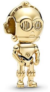 Charm de C-3PO de Pandora de Star Wars - Los mejores charms de Star Wars de Pandora - Figuras de Pandora de Star Wars