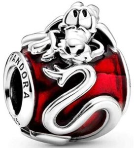 Charm de Mushu de Pandora de Mul谩n - Los mejores charms de Disney de Pandora - Figuras de Pandora de Disney
