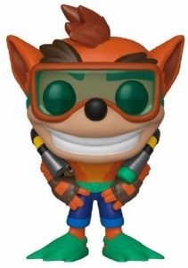 Figura de Crash Bandicoot buceador de FUNKO POP - Las mejores figuras y muñecos de Crash Bandicoot