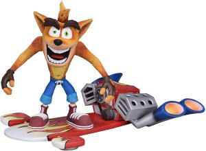 Figura de Crash Bandicoot con aerotabla de ZFF-DM - Las mejores figuras y muñecos de Crash Bandicoot