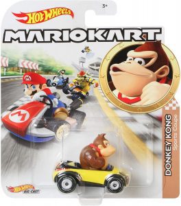 Figura de Donkey Kong de Hot Wheels de Mario Kart - Las mejores figuras de Super Mario Bros
