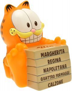 Figura De Garfield Con Pizzas De Plastoy – Las Mejores Figuras Y Muñecos De Garfield