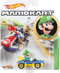 Figura de Luigi de Mario Kart de Hot Wheels - Las mejores figuras de Super Mario Bros