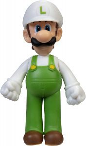 Figura de Luigi de fuego de Jakks - Las mejores figuras de Super Mario Bros