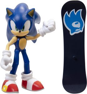 Figura de Sonic con tabla de snow de SEGA - Las mejores figuras y muñecos de Sonic