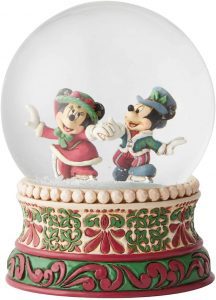 Figura de bola de nieve de Mickey Mouse y Minnie Mouse 2 - Bolas de cristal de nieve de Disney