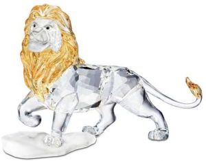 Figura de cristal de Mufasa del Rey León de Swarovski - Figuras de Swarovski de Disney