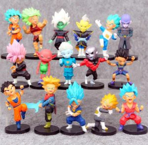 Set de 16 figuras de Dragon Ball Z de Aliexpress de animes 2 - Las mejores figuras de Dragon Ball Z de Aliexpress