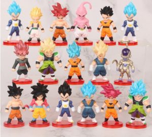 Set de 16 figuras de Dragon Ball Z de Aliexpress de animes - Las mejores figuras de Dragon Ball Z de Aliexpress