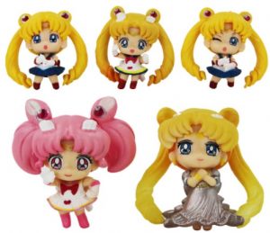 Set de 5 minifiguras de Sailor Moon de Aliexpress de animes 2 - Las mejores figuras de Sailor Moon de Aliexpress