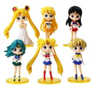 Set de figuras exclusivas y baratas de Sailor Moon de Aliexpress de Sailor Moon - Las mejores figuras de Sailor Moon de Aliexpress
