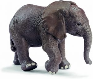 Figura De Cría De Elefante Africano De Schleich. Los Mejores Muñecos Y Figuras De Elefantes