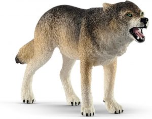 Figura De Lobo Agresivo De Schleich 鈥� Las Mejores Figuras Y Mu帽ecos De Lobos