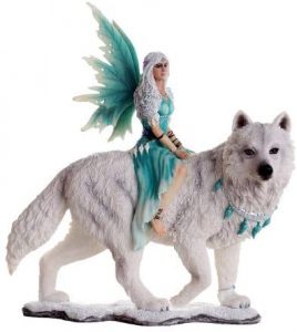 Figura De Lobo Con Hada De Pacific Giftware – Las Mejores Figuras Y Muñecos De Lobos