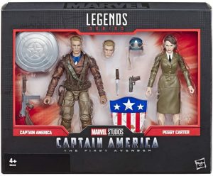 Figura De Capitán América Y Peggy Carter De Hasbro. Las Mejores Figuras Y Muñecos De Capitana Carter