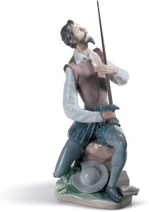 Figura De Don Quijote De La Mancha De Porcelana De Lladró. Las Mejores Figuras De Don Quijote De La Mancha