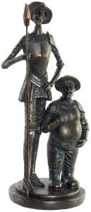 Figura De Don Quijote De La Mancha Y Sancho Panza De Dkd Home Decor. Las Mejores Figuras De Don Quijote De La Mancha