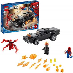 Figura De Ghost Rider De Lego Con Spider Man