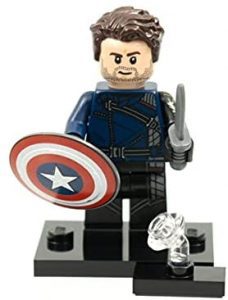 Figura De Soldado De Invierno Como Capitán América De Lego. Las Mejores Figuras Y Muñecos De La Serie De Falcon And The Winter Soldier