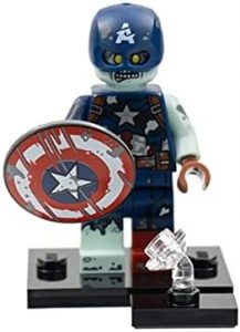 Figura De Zombie Capitán América De What If De Lego. Las Mejores Figuras Y Muñecos De What If De Marvel