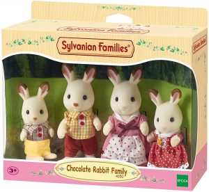 Familia Conejo Chocolate De Sylvanian Families 4150 De Epoch