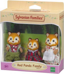 Familia Panda Rojo De Sylvanian Families 5215 De Epoch