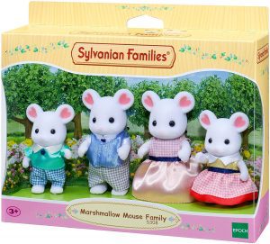 Familia Ratón Marshmallow De Sylvanian Families 5308 De Epoch