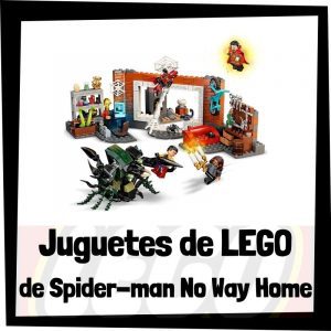 Juguetes de LEGO de Spider-man No Way Home de Marvel de LEGO SUPER HEROES - Sets de lego de construcción de Spider-man No Way Home de los Avengers - Vengadores