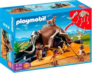 Set De Playmobil 5101 De Esqueleto De Mamut Con Cazadores De Playmobil Prehistoria