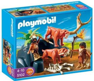 Set De Playmobil 5102 De Tigres Dientes De Sable Y Cazadores De Playmobil Prehistoria