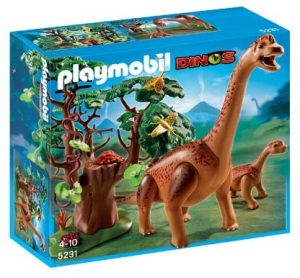 Set De Playmobil 5231 De Braquiosaurius Con Bebé De Playmobil Prehistoria