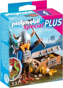 Set De Playmobil 5371 De Especial Vikingo Con Tesoro
