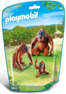 Set De Playmobil 6648 De Figuras De Orangutanes