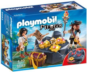 Set De Playmobil 6683 De Escondite Del Tesoro Con Piratas De Piratas De Playmobil