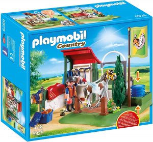 Set De Playmobil 6929 De Set De Limpieza Para Caballos De Playmobil