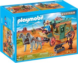 Set De Playmobil 70013 De Diligencia Del Oeste De Western