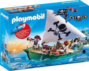 Set De Playmobil 70151 De Barco Pirata De Piratas De Playmobil