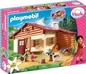 Set De Playmobil 70253 De Heidi En La Cabaña De Los Alpes