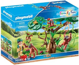 Set De Playmobil 70345 De Orangutanes Con 谩rbol Del Zoo De Playmobil De Family Fun