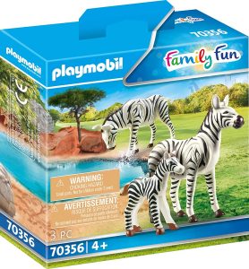 Set De Playmobil 70356 De Cebras Con Bebé Del Zoo De Playmobil De Family Fun