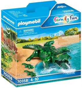 Set De Playmobil 70358 De Cocodrilo Con Bebés Del Zoo De Playmobil De Family Fun