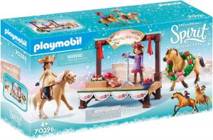 Set De Playmobil 70396 De Concierto De Navidad De Spirit Riding Free De Dreamworks