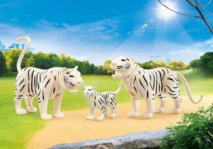 Set De Playmobil 9872 De Figuras De Tigres Blancos