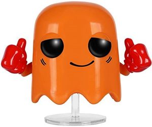 Figura De Fantasma Naranja De Pacman Funko Pop. Las Mejores Figuras De Pacman