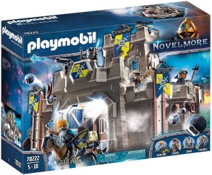 Set De Playmobil 70222 De Fortaleza Novelmore Con Lanzapiedras Y Cañón De Agua De Novelmore