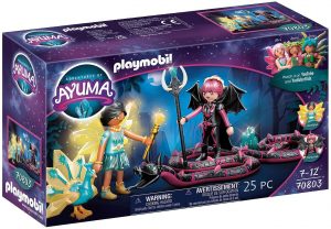 Set De Playmobil 70803 De Crystal Fairy Y Bat Fairy Con Animales Del Alma De Playmobil Aventuras De Ayuma