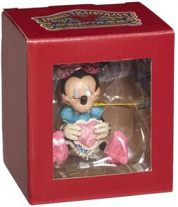 Figura De Minnie Mouse Corazón Con Enesco