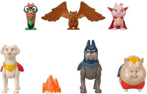 Set De Figuras De Dc Liga De Supermascotas