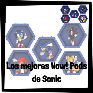 Figuras coleccionables de Wow Pods de Sonic